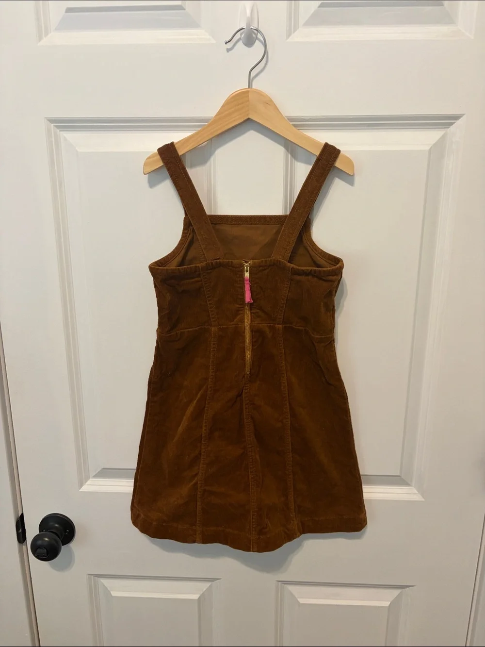 Crewcuts Brown Corduroy Pinafore Dress